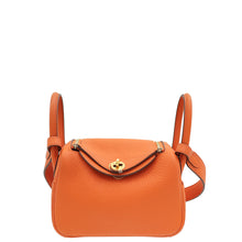 Hermes Orange Mini Lindy Bag