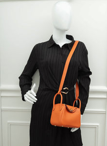 Hermes Orange Mini Lindy Bag