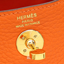 Hermes Orange Mini Lindy Bag