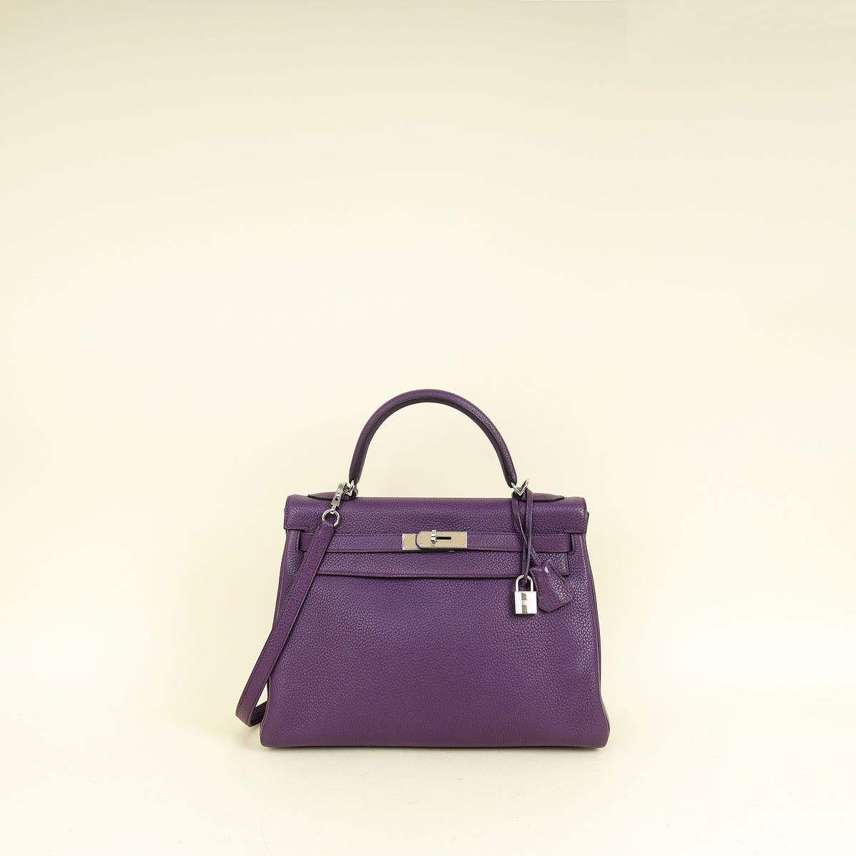 Hermes Ultraviolet Kelly 32 Retourne Bag