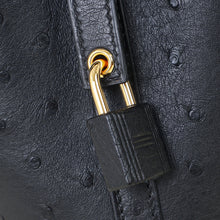 Hermes Noir Picotin Lock 14 Micro Ostrich Bag