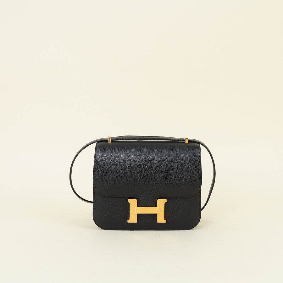 Hermes Noir Constance Mini Bag