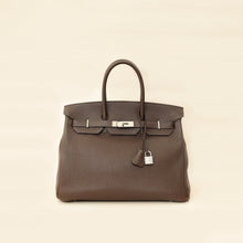 Hermes Chocolate Retourne Birkin 35 Bag