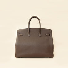 Hermes Chocolate Retourne Birkin 35 Bag