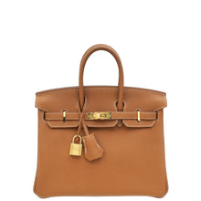 Hermes Gold Retourne Birkin 25 Bag