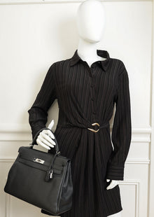 Hermes Noir Retourne Kelly 32 Bag
