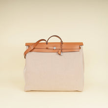 Hermes Natural Herbag Zip 50 Retourne Cabine Bag