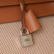 Hermes Natural Herbag Zip 50 Retourne Cabine Bag