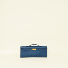Hermes Bleu France Kelly Cut Clutch