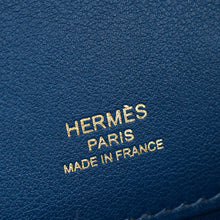 Hermes Bleu France Kelly Cut Clutch