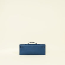 Hermes Bleu France Kelly Cut Clutch