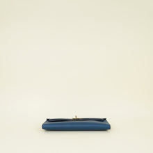 Hermes Bleu France Kelly Cut Clutch