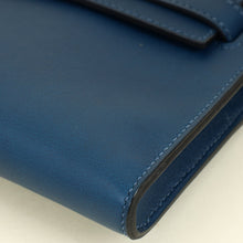 Hermes Bleu France Kelly Cut Clutch