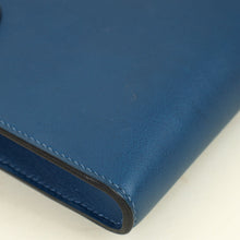 Hermes Bleu France Kelly Cut Clutch