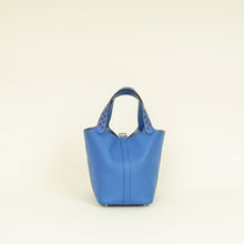 Hermes Tricolor Picotin Lock 18 Tressage De Cuir Bag