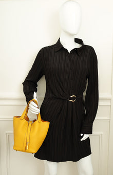 Hermes Jaune Ambre Picotin Lock 18 Bag