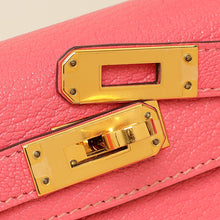 Hermes Rose Azalee Chevre Mysore Mini Kelly Sellier Bag