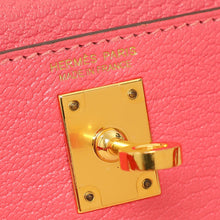 Hermes Rose Azalee Chevre Mysore Mini Kelly Sellier Bag