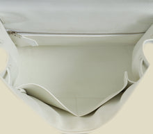 Hermes Blanc Sellier Kelly 28 Bag w/ Twilly