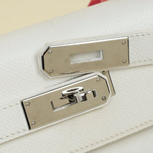 Hermes Blanc Sellier Kelly 28 Bag w/ Twilly