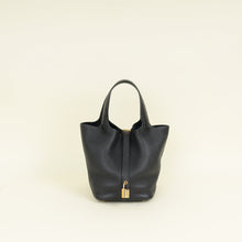 Hermes Noir Picotin Lock 18 Touch Bag