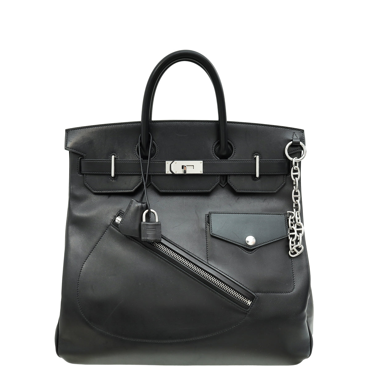 Hermes Noir Rock Hac Birkin 40 Bag