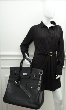 Hermes Noir Rock Hac Birkin 40 Bag