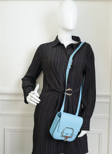 Hermes Blue Celeste Mini Della Cavalleria Bag