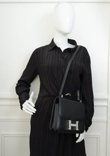 Hermes Noir Constance 24 Bag