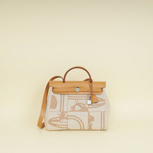 Hermes Naturel "Brides de Gala Desordre" Motif Herbag Zip 31 PM Bag