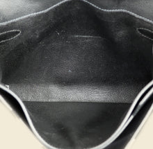 Hermes Noir Kelly Depeches 25 Bag