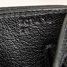 Hermes Noir Kelly Depeches 25 Bag