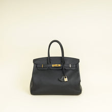 Hermes Noir Birkin 35 Bag
