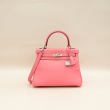 Hermes Rose Azalee Kelly 25 Retourne Bag