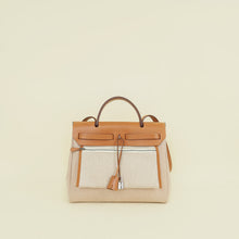 Hermes Bicolor Herbag Vache Hunter Criss Viking 31 PM Bag