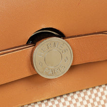 Hermes Bicolor Herbag Vache Hunter Criss Viking 31 PM Bag