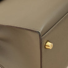 Hermes Gris Etain Sellier Kelly 28 Bag