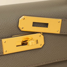 Hermes Gris Etain Sellier Kelly 28 Bag