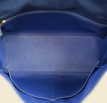 Hermes Bleu Indigo Retourne Kelly 35 Bag