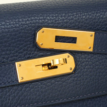 Hermes Bleu Indigo Retourne Kelly 35 Bag