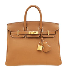 Hermes Gold Retourne Birkin 25 Bag