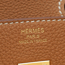 Hermes Gold Retourne Birkin 25 Bag