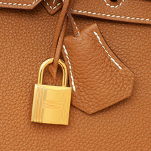 Hermes Gold Birkin 25 Retourne Bag