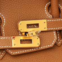 Hermes Gold Birkin 25 Retourne Bag