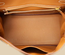 Hermes Gold Birkin 25 Retourne Bag