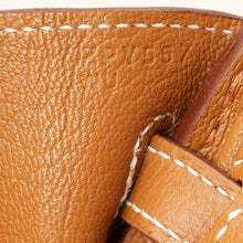 Hermes Gold Birkin 25 Retourne Bag