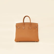 Hermes Gold Birkin 25 Retourne Bag