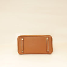 Hermes Gold Birkin 25 Retourne Bag