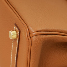 Hermes Gold Birkin 25 Retourne Bag