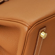 Hermes Gold Birkin 25 Retourne Bag